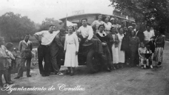 Primer autobus de los Marcelinos (hacia 1930)